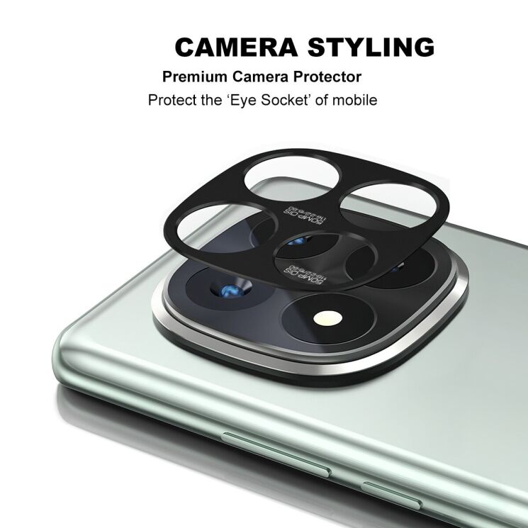Захисна рамка IMAK Camera Styling для Xiaomi Redmi Note 14 Pro Plus - Black: фото 2 з 7