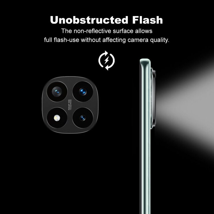 Захисна рамка IMAK Camera Styling для Xiaomi Redmi Note 14 Pro Plus - Black: фото 3 з 7