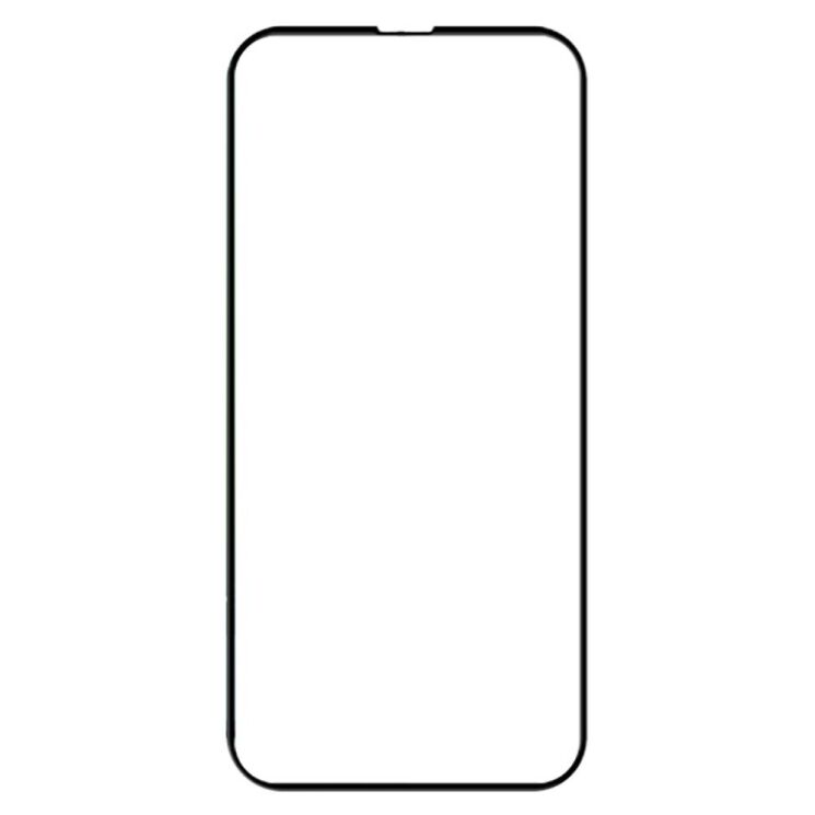 Защитное стекло AMORUS Full Glue Tempered Glass для iPhone 14 - Black: фото 2 из 12