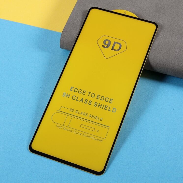 Захисне скло Deexe Full Glue Coverage для Samsung Galaxy A73 - Black: фото 3 з 10