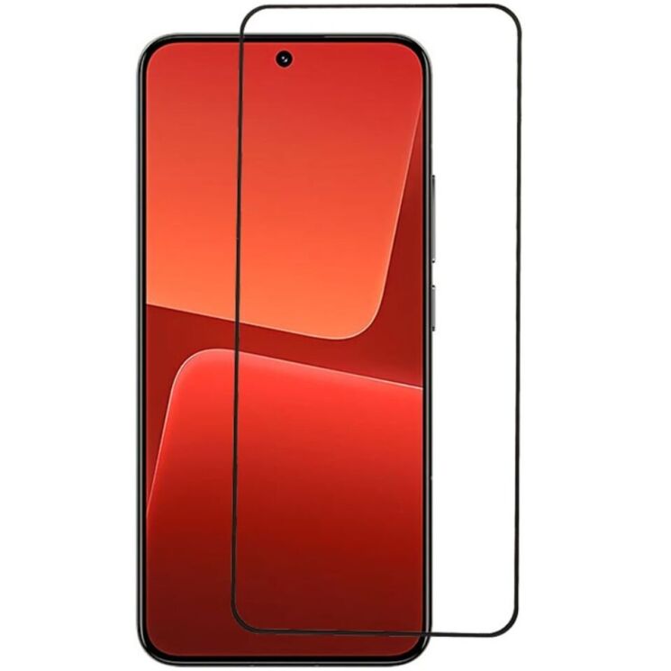Захисне скло Deexe Full Glue Coverage для Xiaomi 13T / 13T Pro - Black: фото 1 з 5