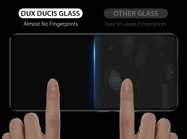 Захисне скло DUX DUCIS 3D Curved Full Glue для Realme 13 Plus - Black: фото 7 з 8