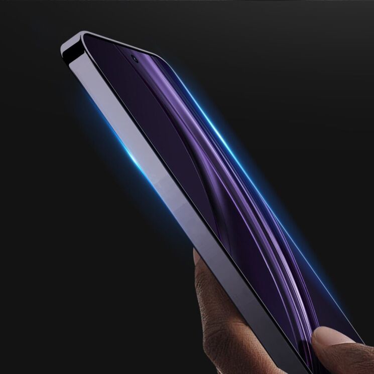 Захисне скло DUX DUCIS 3D Curved Full Glue для Realme 13 Plus - Black: фото 6 з 8