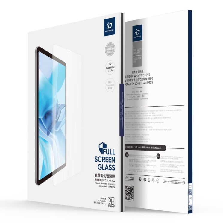 Захисне скло DUX DUCIS HD Full Screen для Xiaomi Pad 7 / 7 Pro - Clear: фото 3 з 7