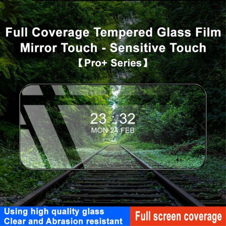Защитное стекло IMAK 5D Pro+ Full Glue для Google Pixel 9 / 9 Pro - Black: фото 3 из 7