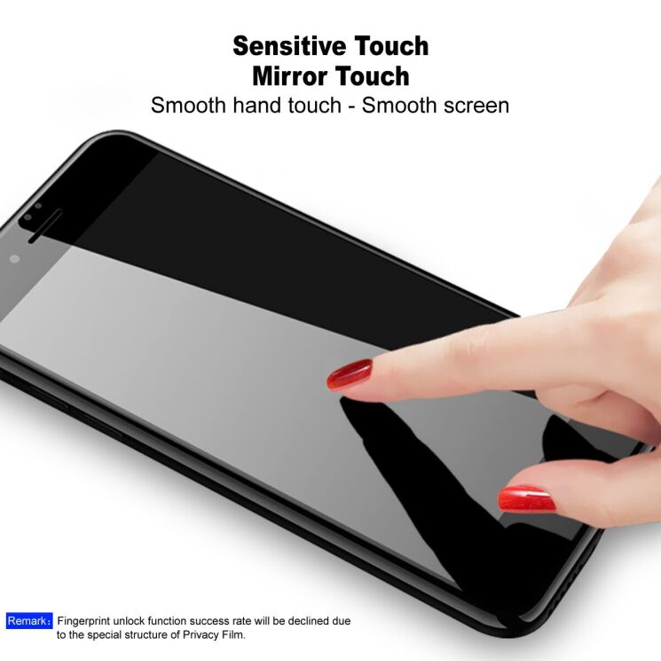 Защитное стекло IMAK HighPrivacy для OnePlus Nord 6 / Nord CE6 - Black: фото 10 из 11