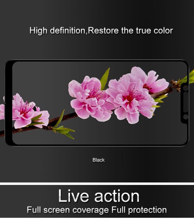 Захисне скло IMAK Pro+ Full Coverage для Xiaomi Pocophone F1 - Black: фото 4 з 6
