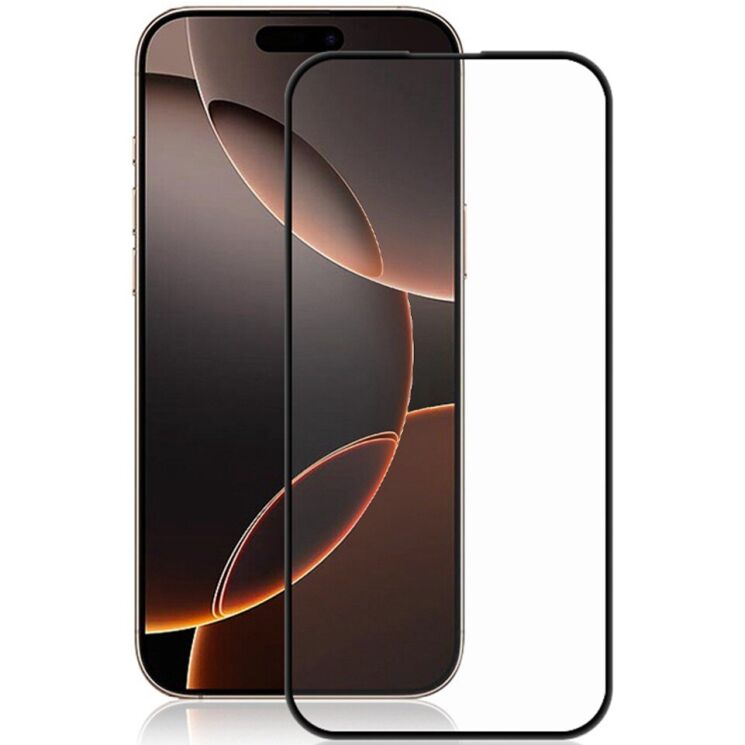 Защитное стекло MOCOLO 5D Curved Full Glue для Apple iPhone 17 - Black: фото 1 из 7