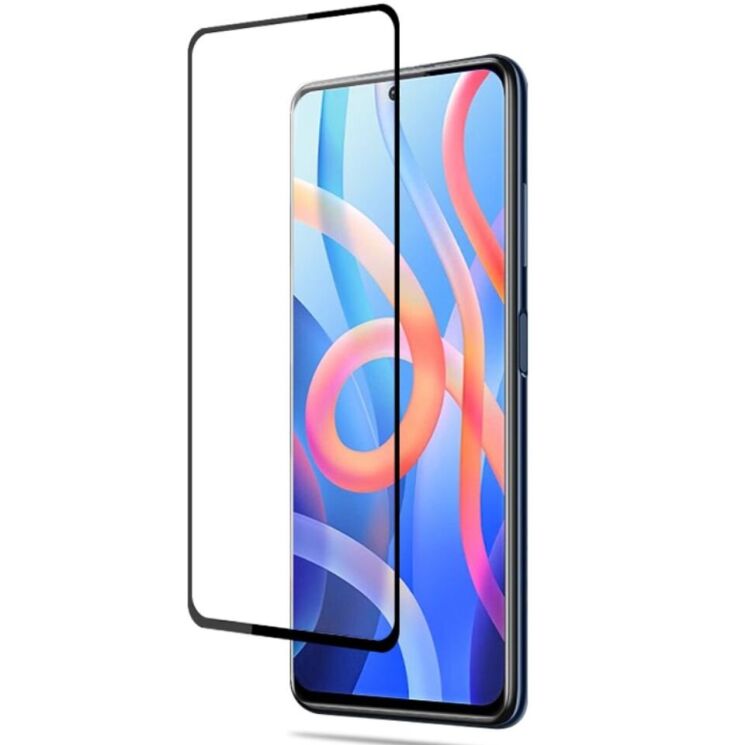 Защитное стекло MOCOLO Full Glue Cover для Xiaomi Poco M4 Pro 5G / Redmi Note 11 (Chinese version) - Black: фото 2 из 9