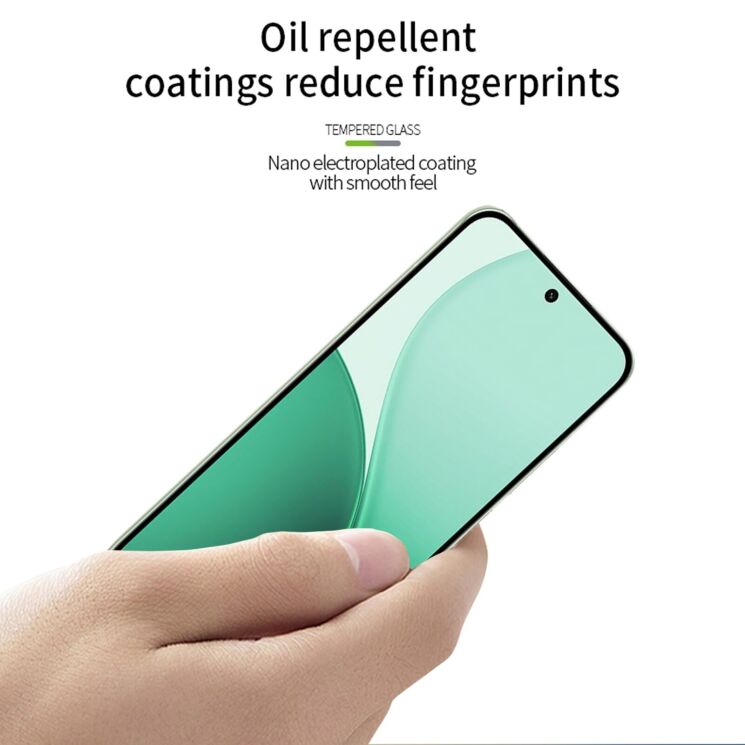 Захисне скло MOFI Full Glue Protect для OPPO Reno 14 5G - Black: фото 5 з 9