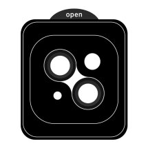 Захисне скло на камеру ArmorStandart Pro для Apple iPhone 15 / 15 Plus - Black: фото 1 з 2