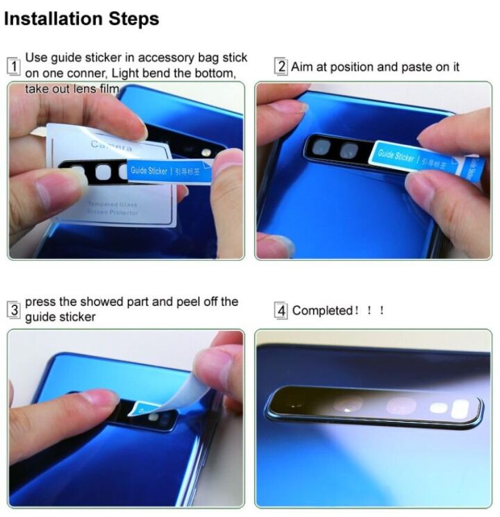 Защитное стекло на камеру IMAK Black Glass Lens для Google Pixel 9 Pro Fold - Black: фото 9 из 10
