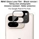 Защитное стекло на камеру IMAK Black Glass Lens для Google Pixel 9 Pro Fold - Black (359915B). Фото 2 из 10