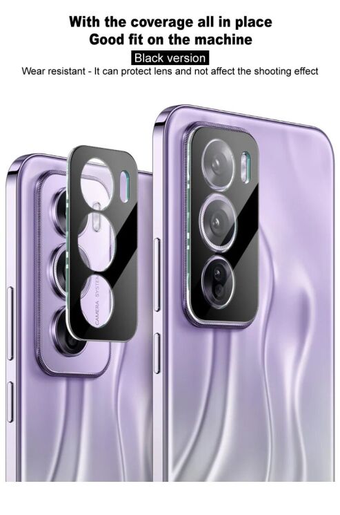 Захисне скло на камеру IMAK Black Glass Lens для Xiaomi Redmi Note 14 Pro 5G / Poco X7 - Black: фото 7 з 8