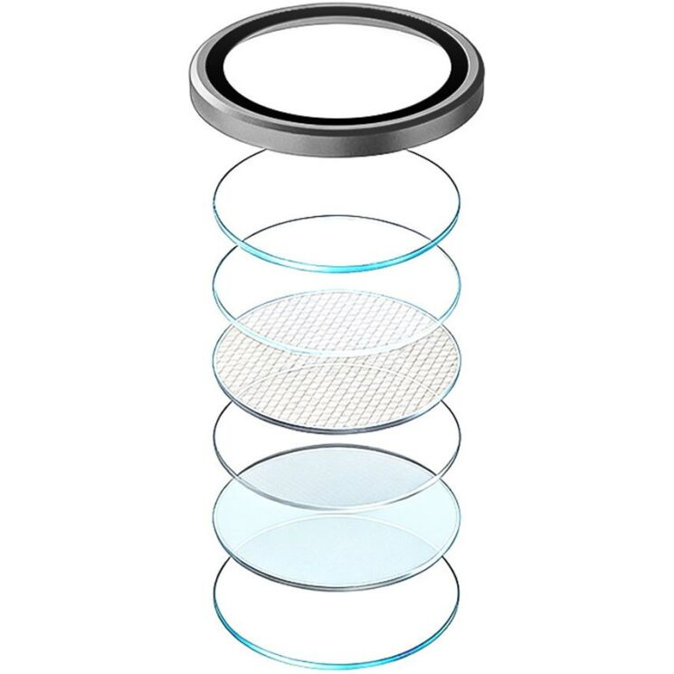 Защитное стекло на камеру RURIHAI Lens Protector для Samsung Galaxy S26 Ultra (S948) - Titanium: фото 2 из 6