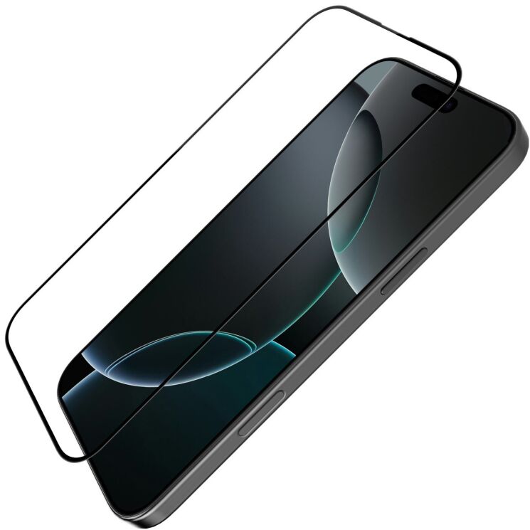 Защитное стекло NILLKIN 3D CP+ MAX для Apple iPhone 16 Pro Max - Black: фото 5 из 20