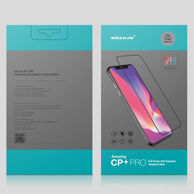 Защитное стекло NILLKIN Amazing CP+ для Google Pixel 4 XL - Black: фото 18 из 18