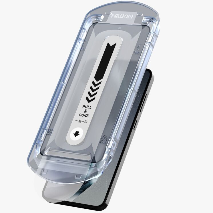 Захисне скло NILLKIN Guardian Series для Samsung Galaxy S25 (S931) - Black: фото 5 з 16