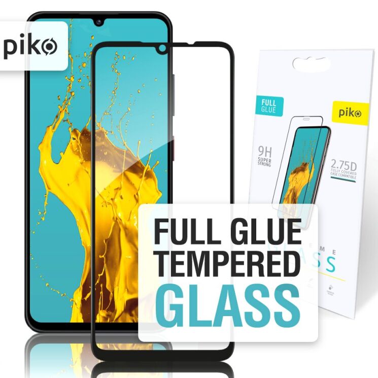 Захисне скло Piko Full Glue для ZTE Blade A56 - Black: фото 1 з 5