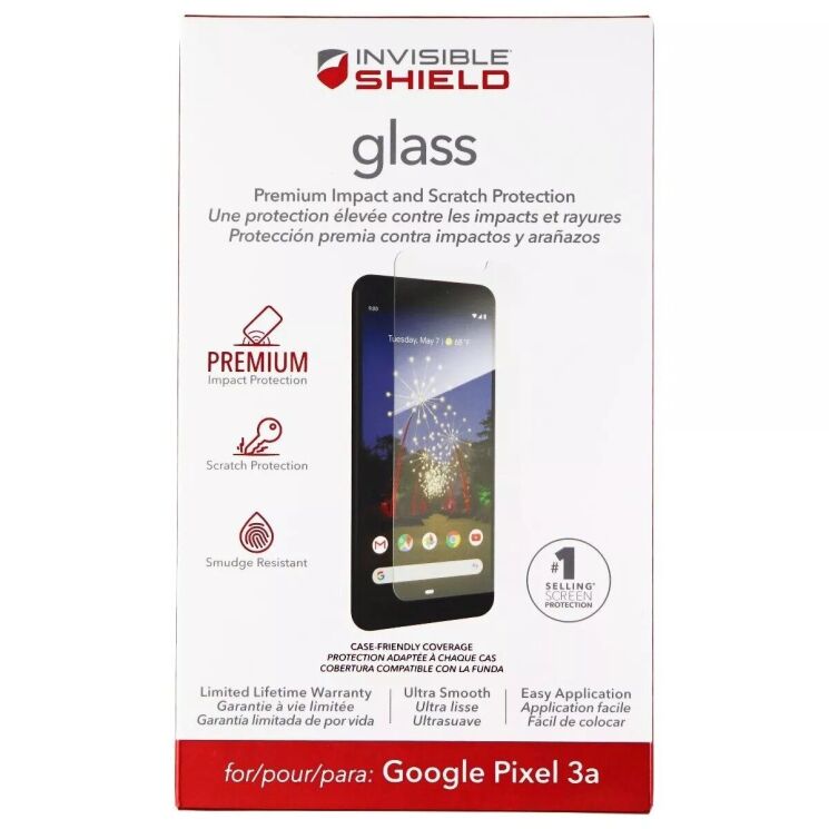 Защитное стекло ZAGG InvisibleShield Glass для Google Pixel 3a (840056106260): фото 2 из 3