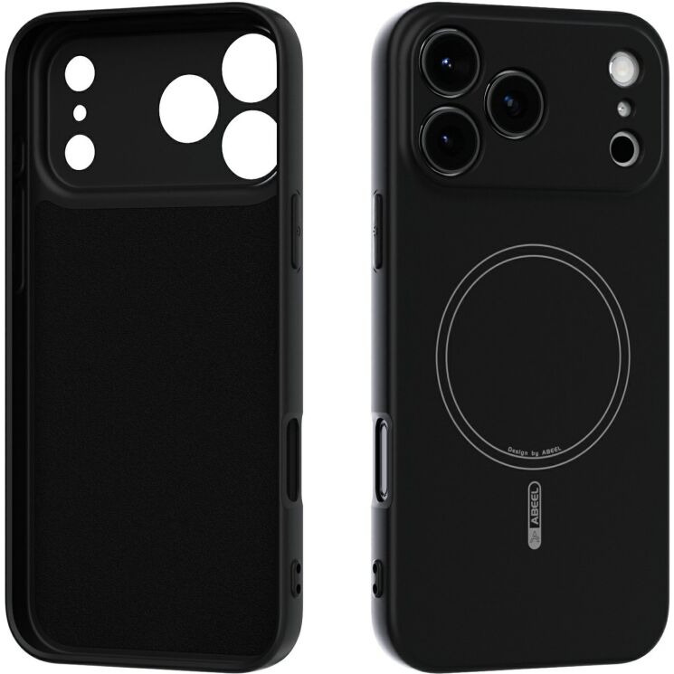 Захисний чохол ABEEL Lyra Skin with MagSafe для iPhone 18 Pro Max - Black: фото 1 з 7