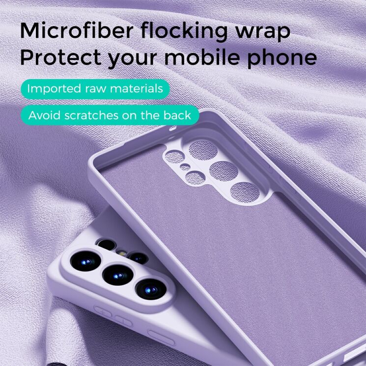 Защитный чехол ABEEL Lyra Skin with MagSafe для Samsung Galaxy S26 FE - Sky Blue: фото 3 из 7
