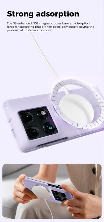 Защитный чехол ABEEL Lyra Skin with MagSafe (FF) для Motorola Razr Fold - Purple (423003V) Защитный чехол ABEEL Lyra Skin with MagSafe (FF) для Motorola Razr Fold - Purple: фото 2 из 10