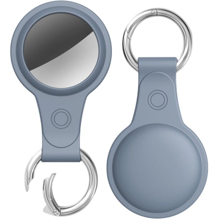 Защитный чехол AHASTYLE WG38 Matte Ring для Apple AirTags - Blue: фото 1 из 7