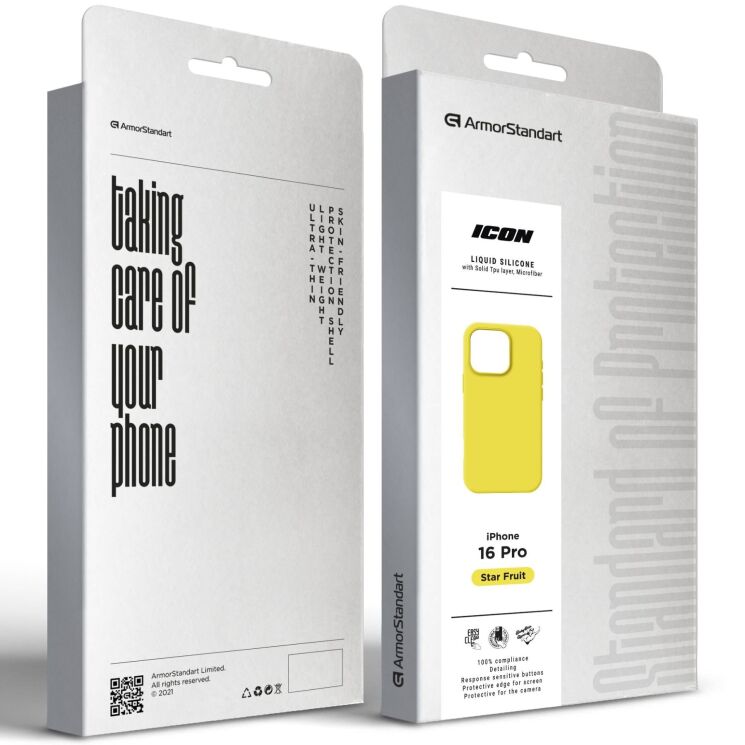 Защитный чехол ArmorStandart ICON2 Case для Apple iPhone 16 Pro - Star Fruit: фото 3 из 9
