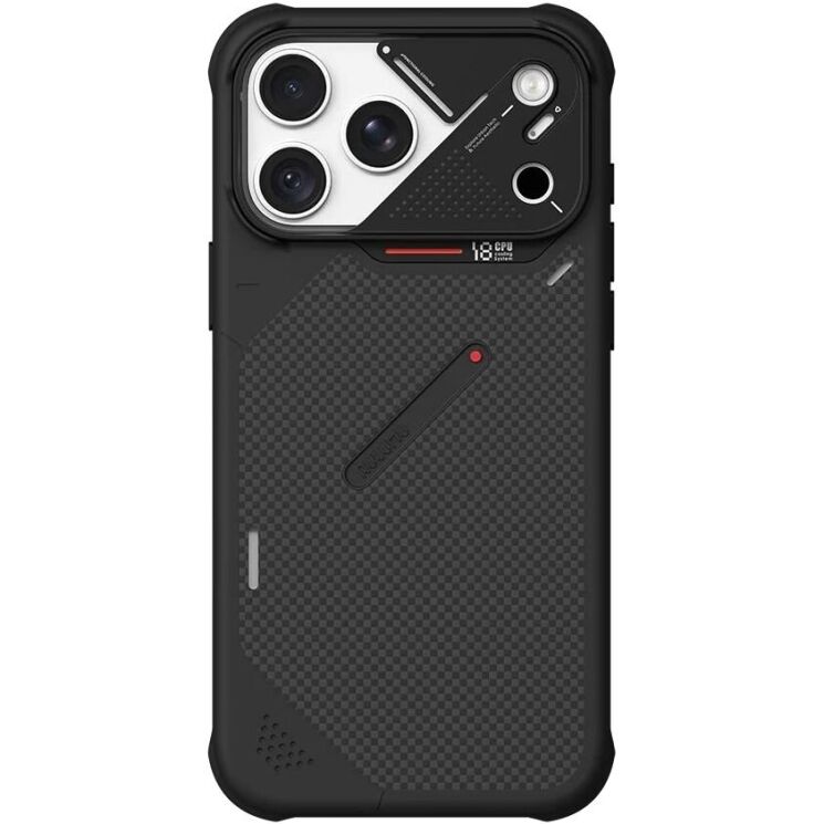 Защитный чехол AULUMU Armor Shockproof Aramid Fiber Case для iPhone 18 Pro Max / 17 Pro Max - Black (423926B) Защитный чехол AULUMU Armor Shockproof Aramid Fiber Case для iPhone 18 Pro Max / 17 Pro Max - Black: фото 5 из 13