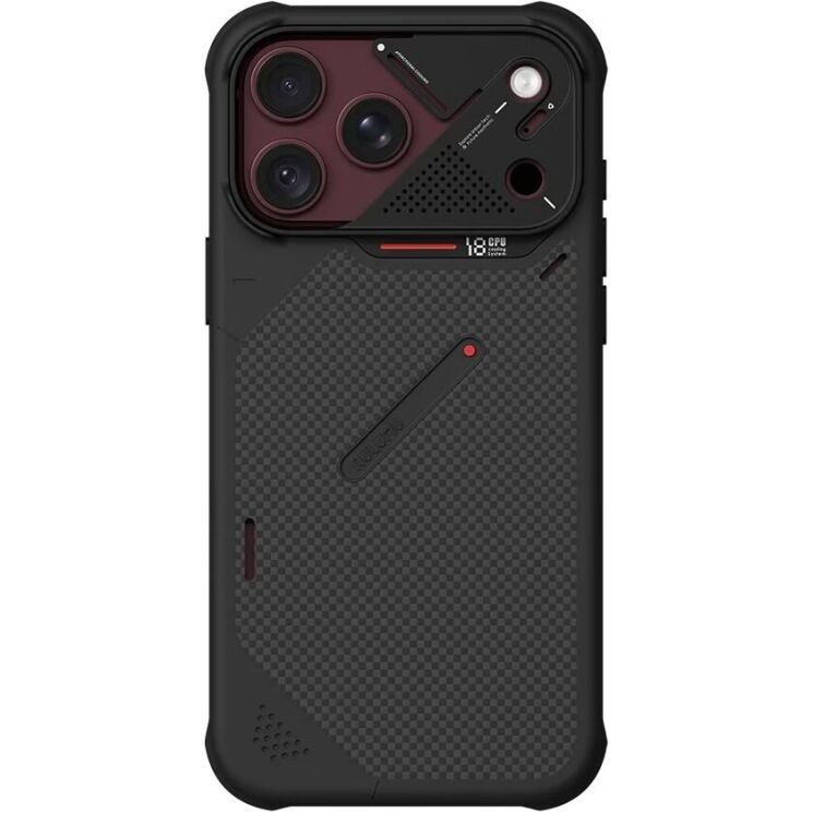Защитный чехол AULUMU Armor Shockproof Aramid Fiber Case для iPhone 18 Pro Max / 17 Pro Max - Black (423926B) Защитный чехол AULUMU Armor Shockproof Aramid Fiber Case для iPhone 18 Pro Max / 17 Pro Max - Black: фото 3 из 13