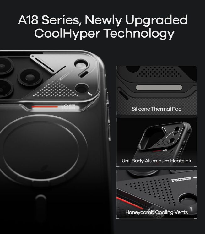 Защитный чехол AULUMU Armor Shockproof Aramid Fiber Case для iPhone 18 Pro Max / 17 Pro Max - Black (423926B) Защитный чехол AULUMU Armor Shockproof Aramid Fiber Case для iPhone 18 Pro Max / 17 Pro Max - Black: фото 11 из 13