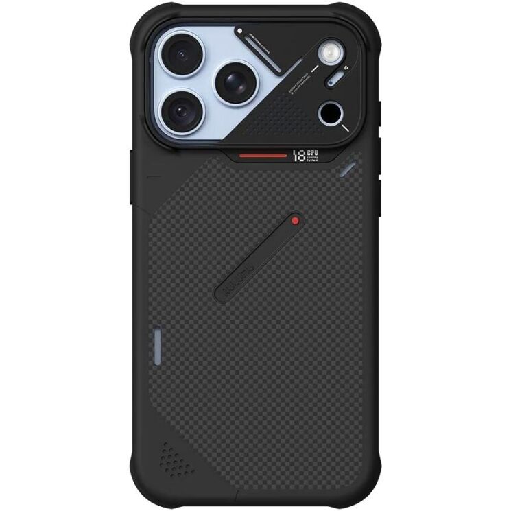 Защитный чехол AULUMU Armor Shockproof Aramid Fiber Case для iPhone 18 Pro Max / 17 Pro Max - Black (423926B) Защитный чехол AULUMU Armor Shockproof Aramid Fiber Case для iPhone 18 Pro Max / 17 Pro Max - Black: фото 4 из 13