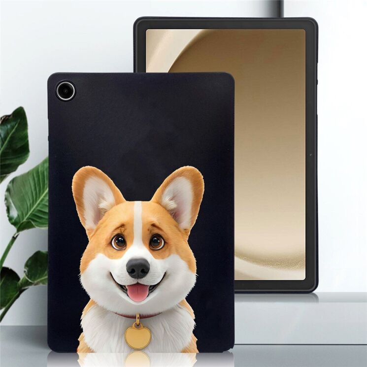 Захисний чохол Deexe Animal Series для Samsung Galaxy Tab A9 Plus (X210/216) - Corgi: фото 2 з 5
