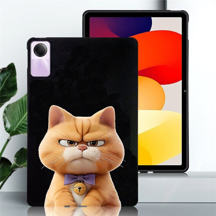 Захисний чохол Deexe Animal Series для Xiaomi Redmi Pad SE - Garfield Cat: фото 2 з 5