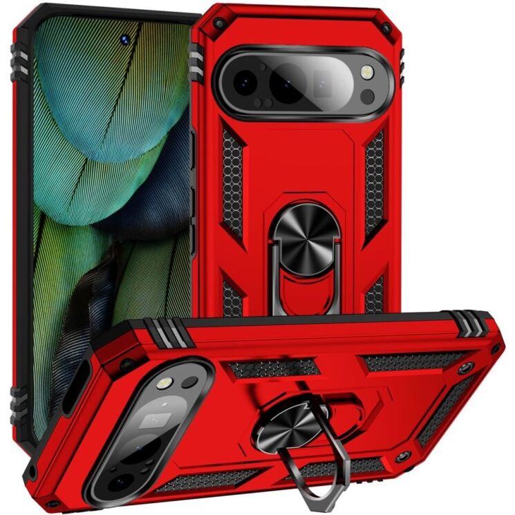 Захисний чохол Deexe Armor Case для Google Pixel 9 / 9 Pro - Red: фото 1 з 7