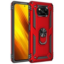 Захисний чохол Deexe Armor Case для Xiaomi Poco X3 / Poco X3 Pro - Red: фото 1 з 5