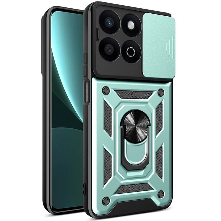 Защитный чехол Deexe Armor Shield для Honor 200 Smart - Green: фото 1 из 11