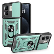 Защитный чехол Deexe Armor Shield для Infinix Smart 9 (X6532) / Hot 50i (X6531) - Green: фото 1 из 8