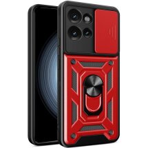 Защитный чехол Deexe Armor Shield для Motorola Edge 50 - Red: фото 1 из 9