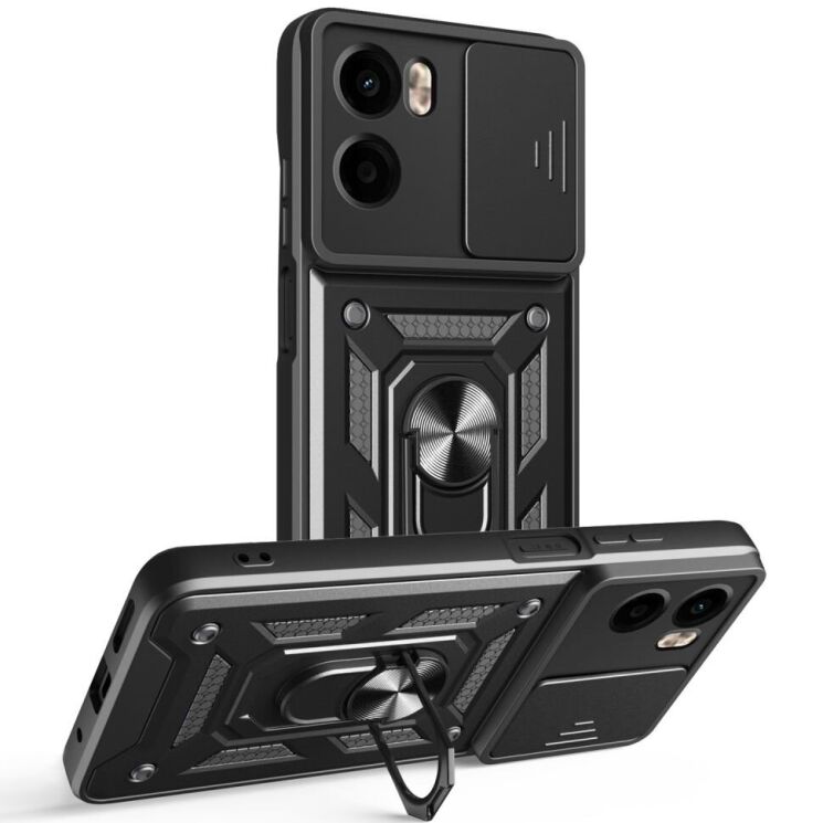Защитный чехол Deexe Armor Shield для Motorola Moto G05 - Black: фото 1 из 9