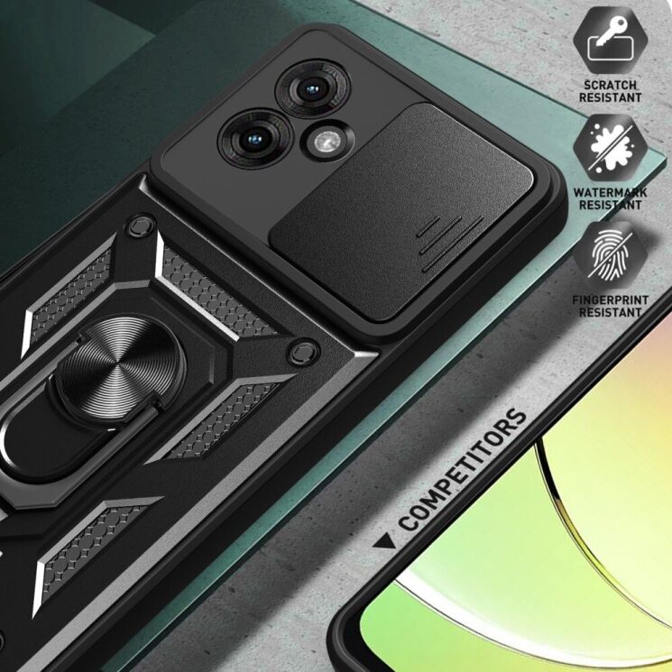 Захисний чохол Deexe Armor Shield для Motorola Moto G55 - Blue: фото 4 з 10