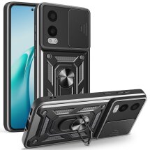Защитный чехол Deexe Armor Shield для OnePlus Nord CE 4 Lite - Black: фото 1 из 10