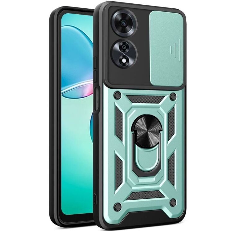 Защитный чехол Deexe Armor Shield для OPPO A60 - Green: фото 1 из 8