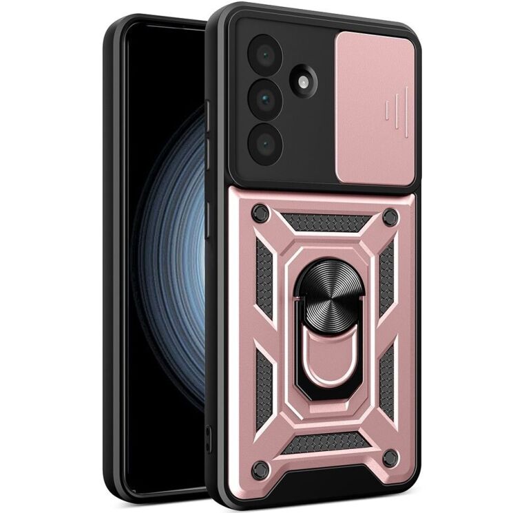 Защитный чехол Deexe Armor Shield для Samsung Galaxy A36 (A366) - Rose Gold: фото 1 из 9