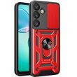Защитный чехол Deexe Armor Shield для Samsung Galaxy S25 Plus (S936) - Red (371905R)