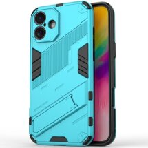 Защитный чехол Deexe Bibercas для Apple iPhone 16 - Blue: фото 1 из 6