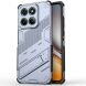 Защитный чехол Deexe Bibercas для Motorola Edge 60 Fusion - Grey (379636H). Фото 1 из 7