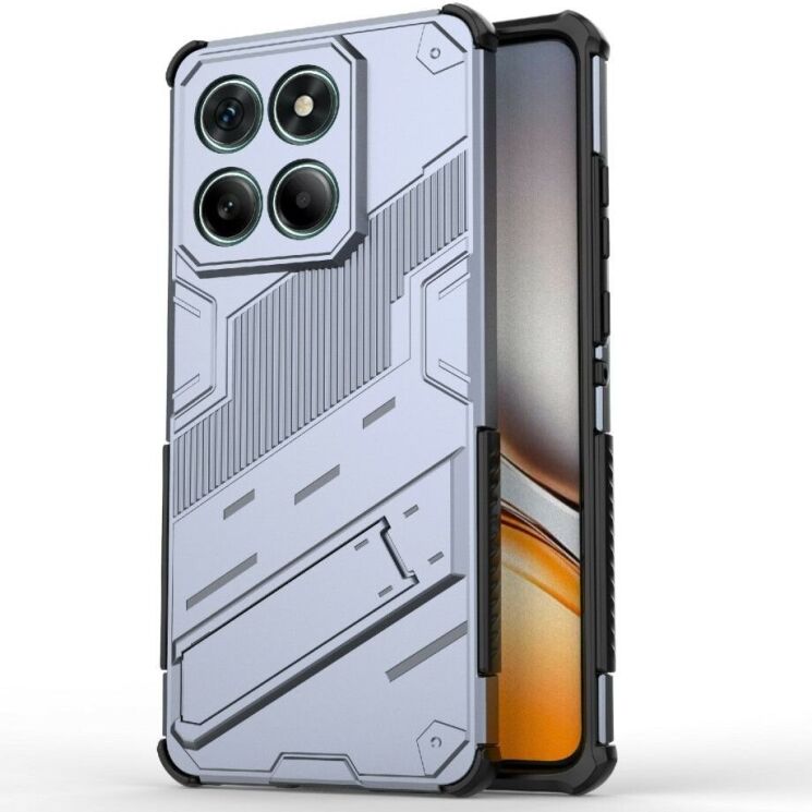 Защитный чехол Deexe Bibercas для Motorola Edge 60 Fusion - Grey: фото 1 из 7