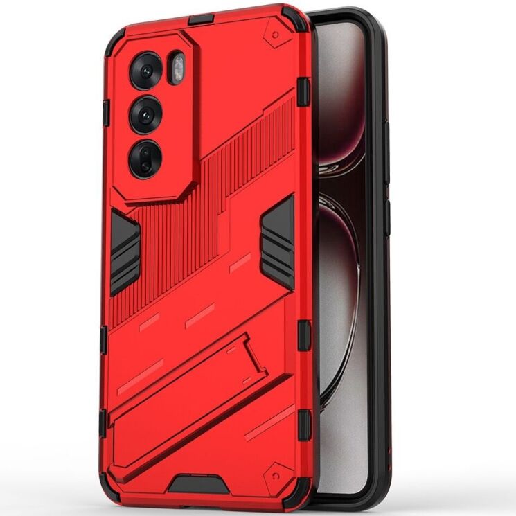 Защитный чехол Deexe Bibercas для OPPO Reno 12 Pro - Red: фото 2 из 7